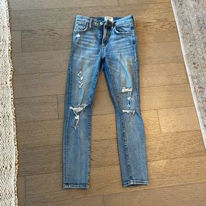 AGOLDE skinny ripped jeans